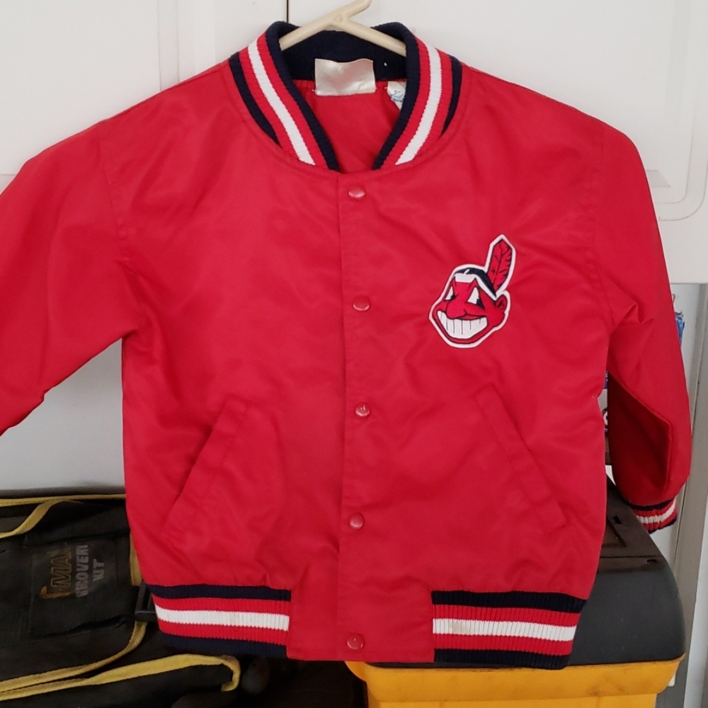 Kids Cleveland  Indians nylon jacket